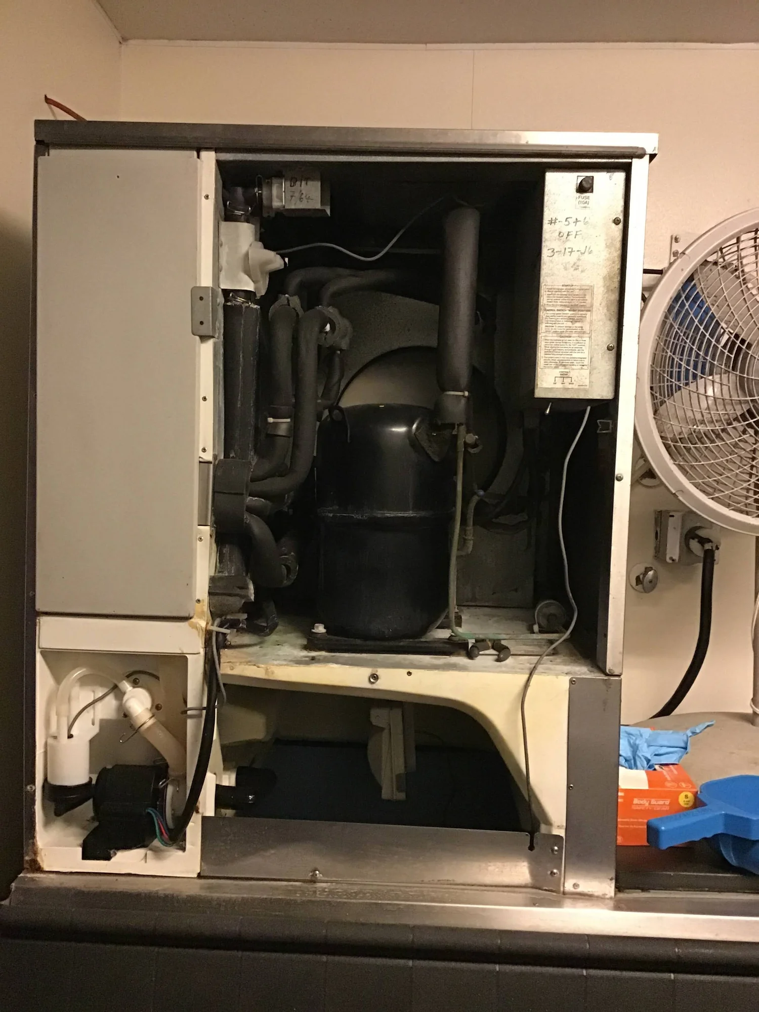 Preventive maintenance on commercial kitchen equipment