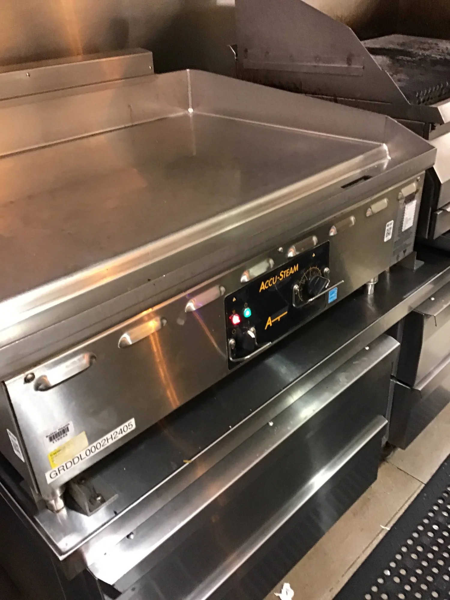 Stainless commercial kitchen equipment